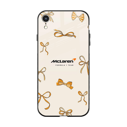 MCL X Bows back phone cover | glass case for iphone xr