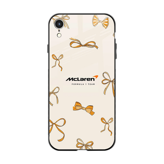MCL X Bows back phone cover | glass case for iphone xr