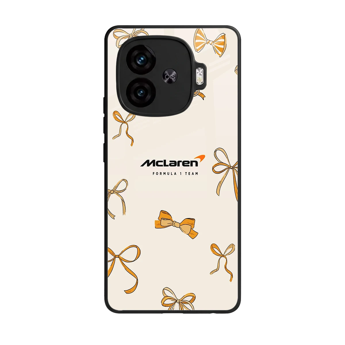 MCL X Bows back phone cover | glass case for iqoo neo 10r 5g