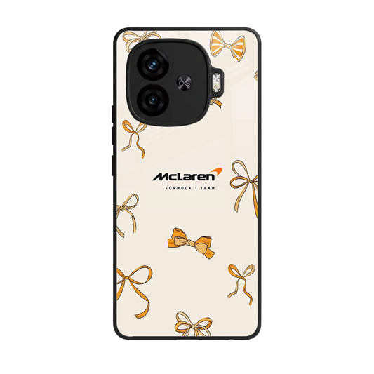 MCL X Bows back phone cover | glass case for iqoo neo 10r 5g