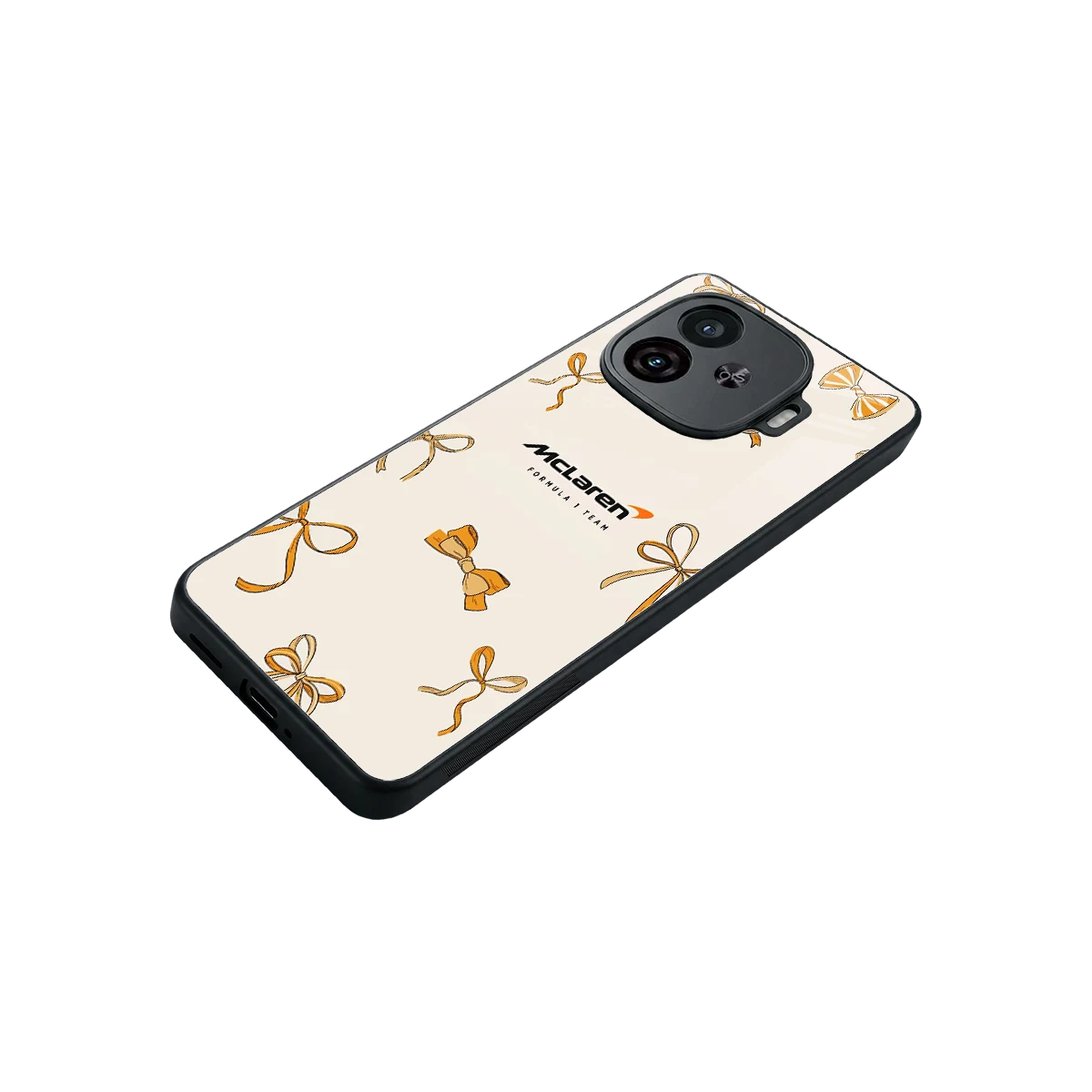 MCL X Bows stylish phone case for iqoo neo 10r 5g | glossy glass and slim fit