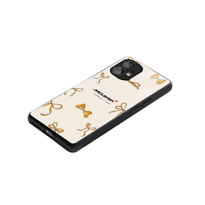 MCL X Bows stylish phone case for nothing phone 1 | glossy glass and slim fit