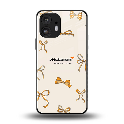 MCL X Bows back phone cover | glass case for nothing phone 2