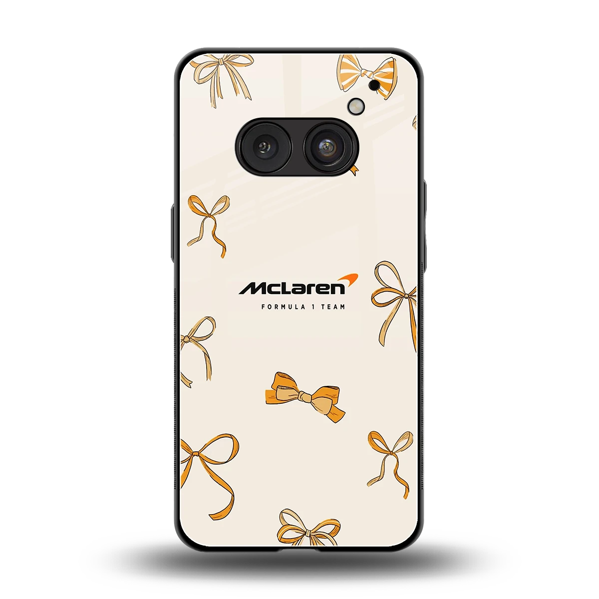 MCL X Bows back phone cover | glass case for nothing phone 2a plus