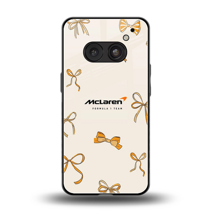 MCL X Bows back phone cover | glass case for nothing phone 2a plus