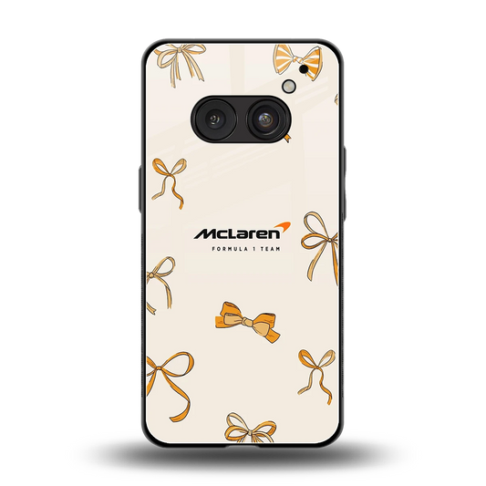 MCL X Bows back phone cover | glass case for nothing phone 2a plus