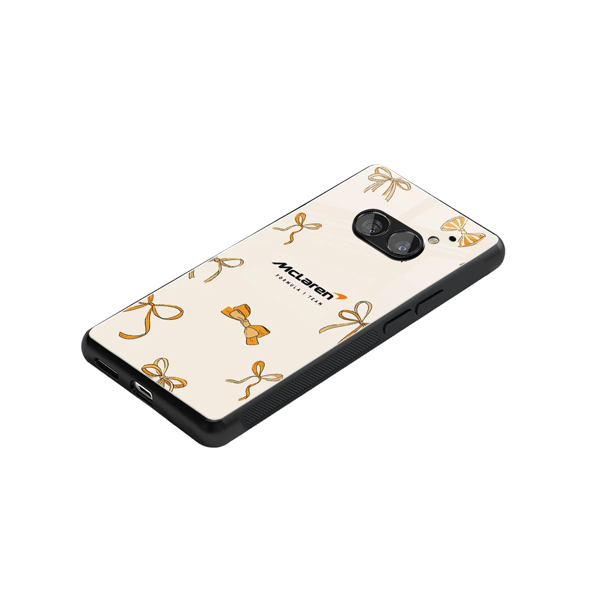 MCL X Bows stylish phone case for nothing phone 2a | glossy glass and slim fit