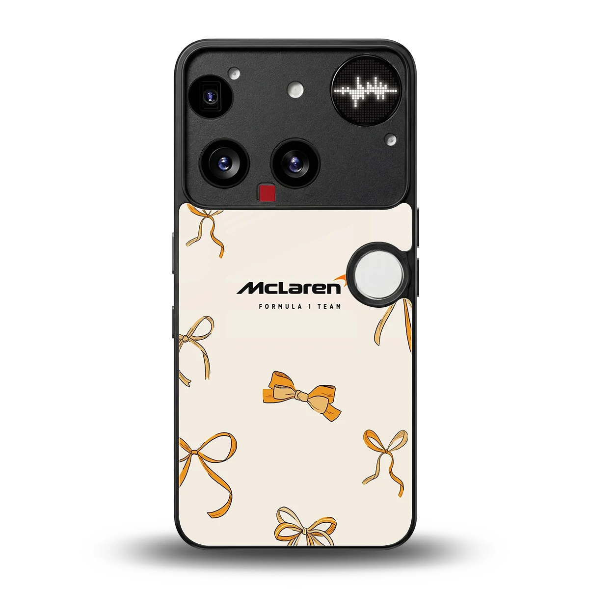 MCL X Bows back phone cover | glass case for nothing phone 3