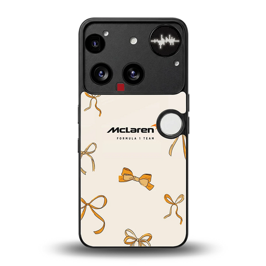 MCL X Bows back phone cover | glass case for nothing phone 3