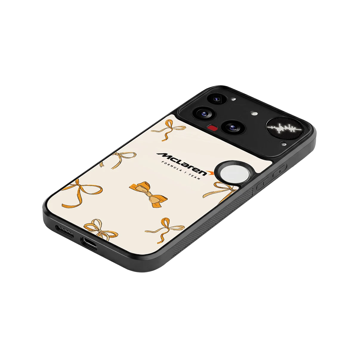 MCL X Bows stylish phone case for nothing phone 3 | glossy glass and slim fit