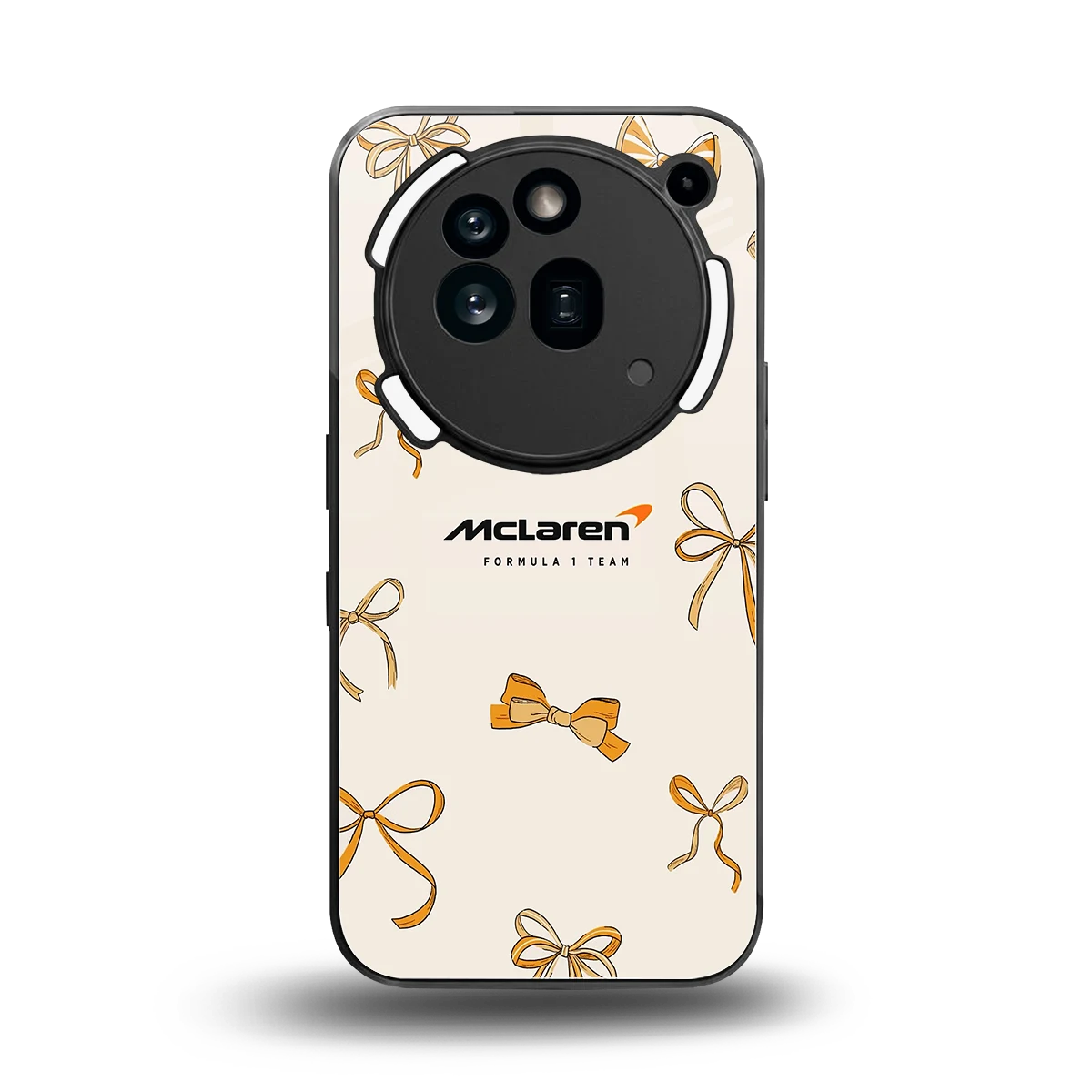MCL X Bows back phone cover | glass case for nothing phone 3a pro