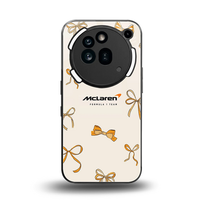 MCL X Bows back phone cover | glass case for nothing phone 3a pro