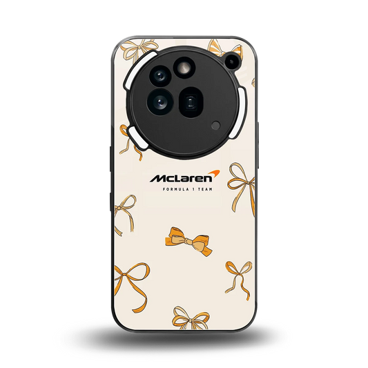 MCL X Bows back phone cover | glass case for nothing phone 3a pro