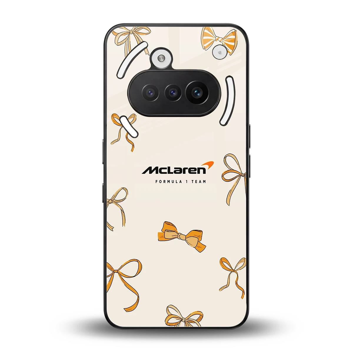 MCL X Bows back phone cover | glass case for nothing phone 3a