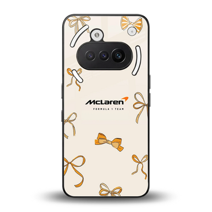 MCL X Bows back phone cover | glass case for nothing phone 3a