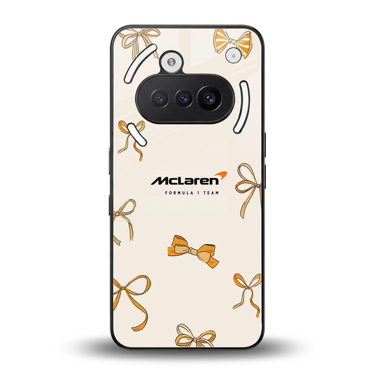 MCL X Bows back phone cover | glass case for nothing phone 3a