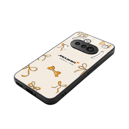 MCL X Bows stylish phone case for nothing phone 3a | glossy glass and slim fit