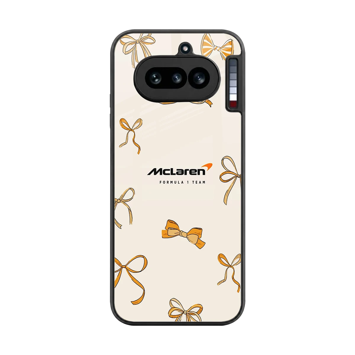 MCL X Bows back phone cover | glass case for nothing phone 4a