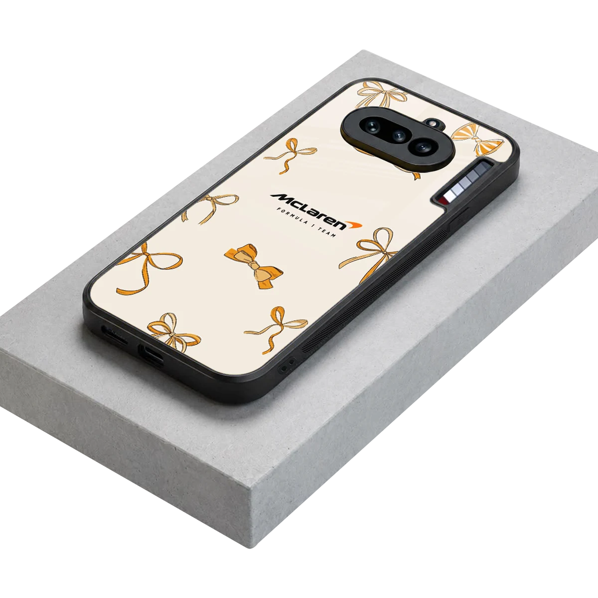 MCL X Bows stylish phone case for nothing phone 4a | glossy glass and slim fit