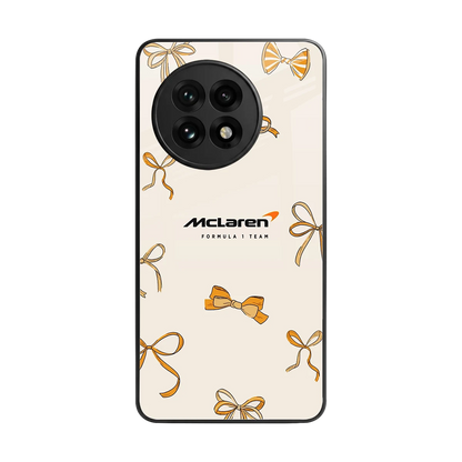 MCL X Bows back phone cover | glass case for oneplus 13r