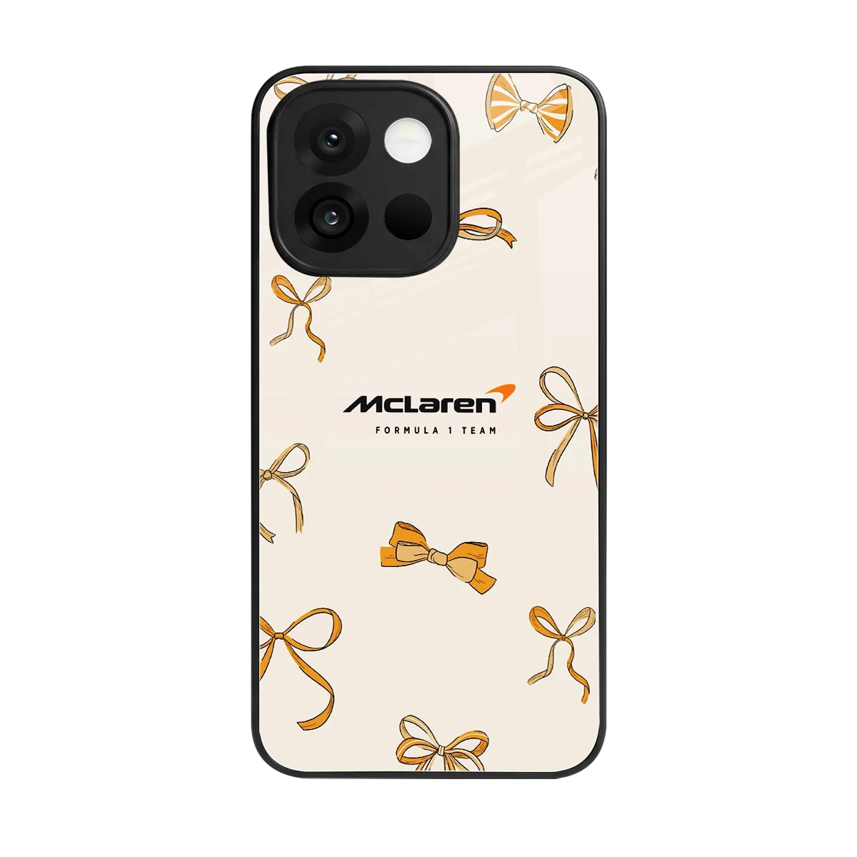 MCL X Bows back phone cover | glass case for oneplus 13s