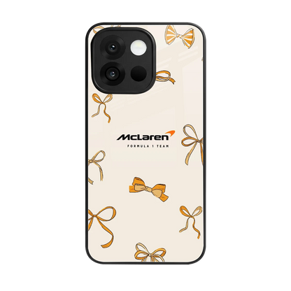 MCL X Bows back phone cover | glass case for oneplus 13s