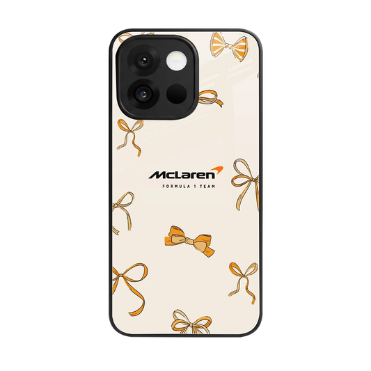 MCL X Bows back phone cover | glass case for oneplus 13s
