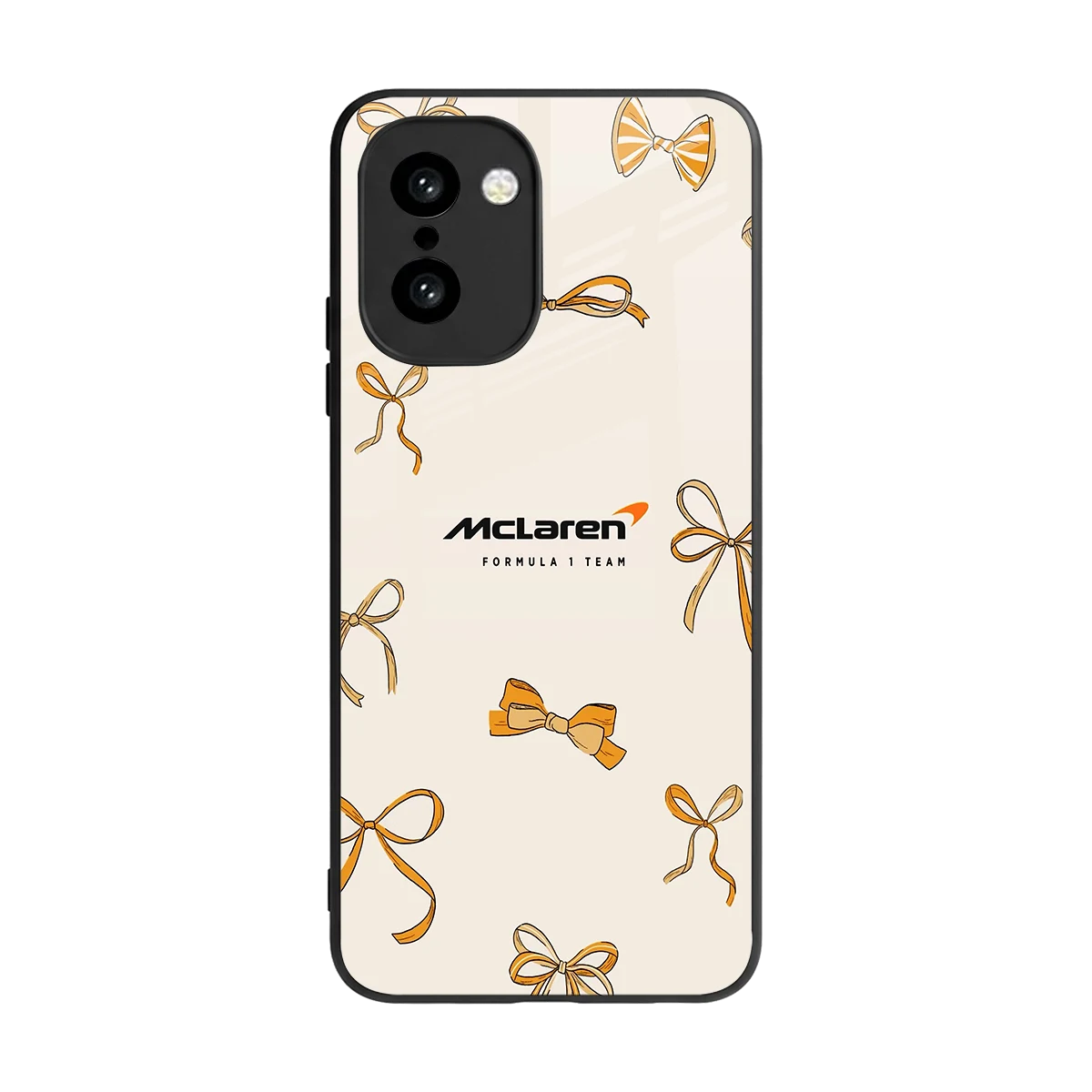 MCL X Bows back phone cover | glass case for oneplus 15r