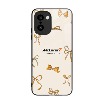 MCL X Bows back phone cover | glass case for oneplus 15r