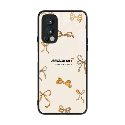 MCL X Bows back phone cover | glass case for oneplus nord 2