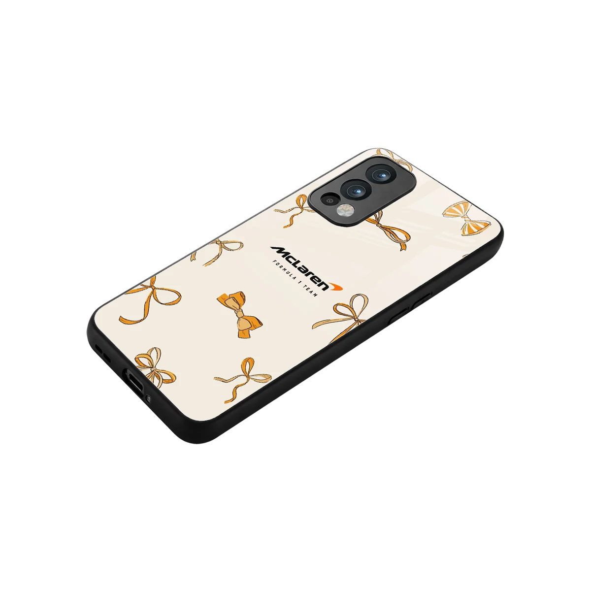 MCL X Bows stylish phone case for oneplus nord 2 | glossy glass and slim fit