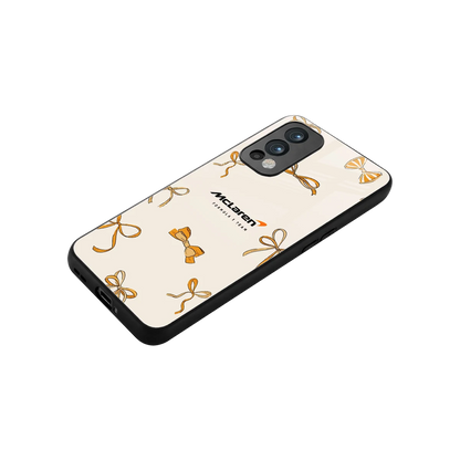 MCL X Bows stylish phone case for oneplus nord 2 | glossy glass and slim fit