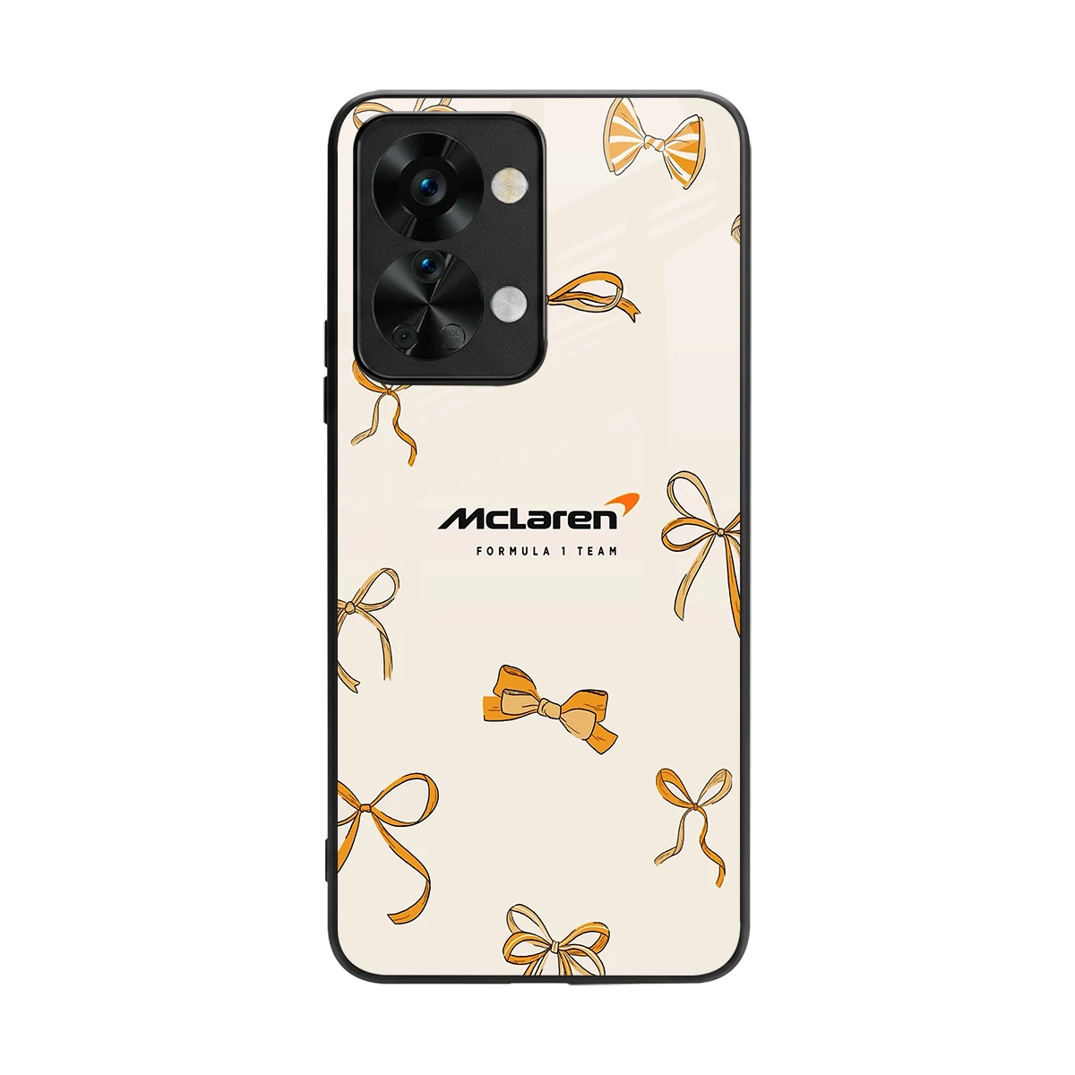 MCL X Bows back phone cover | glass case for oneplus nord 2t