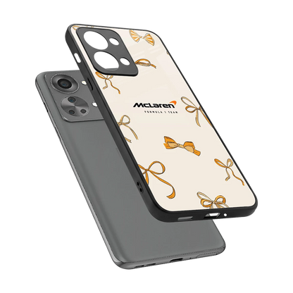 MCL X Bows sleek oneplus nord 2t cover with tempered glass back and TPU edges