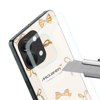 MCL X Bows stylish phone case for oneplus nord 3 | glossy glass and slim fit