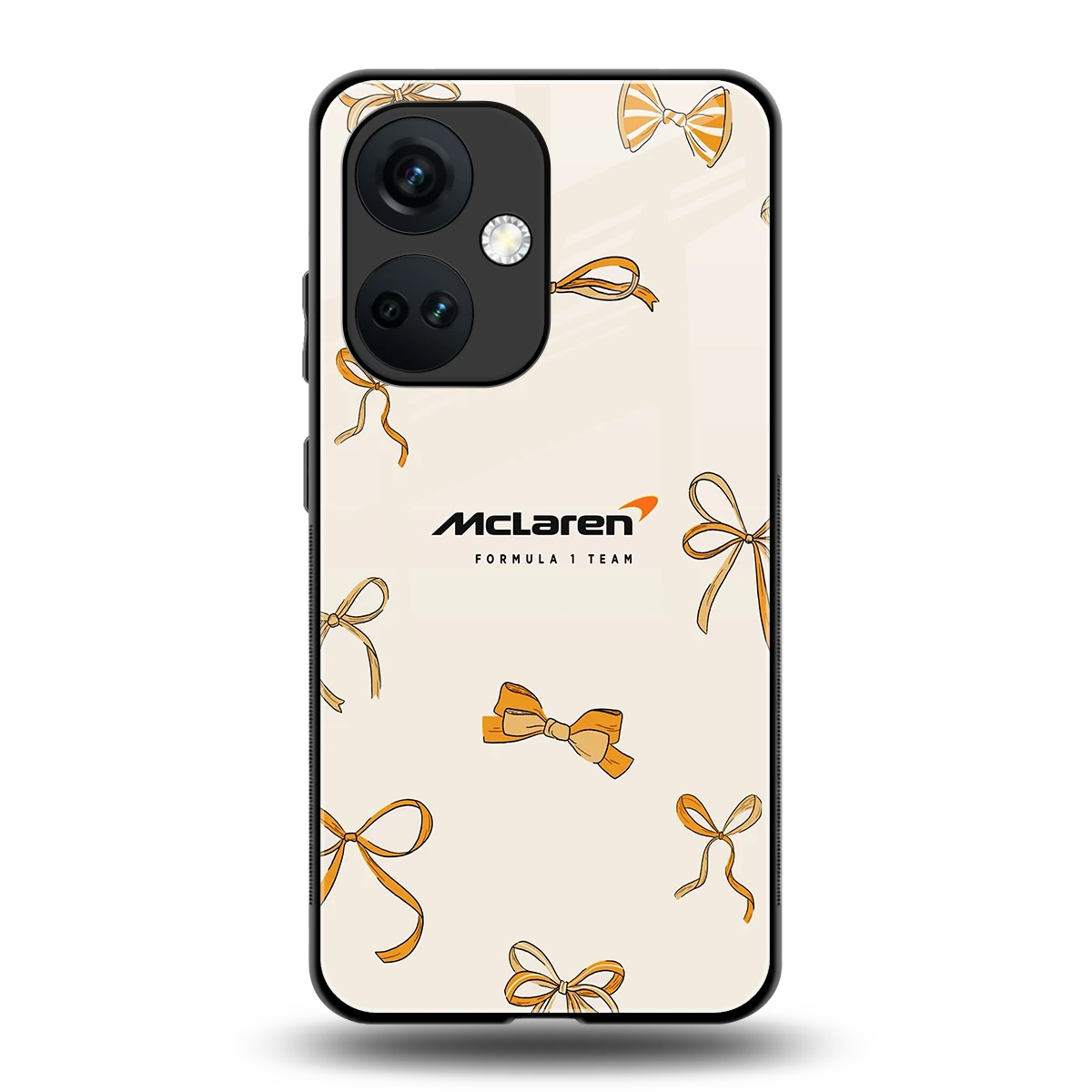 MCL X Bows back phone cover | glass case for oneplus nord ce 3