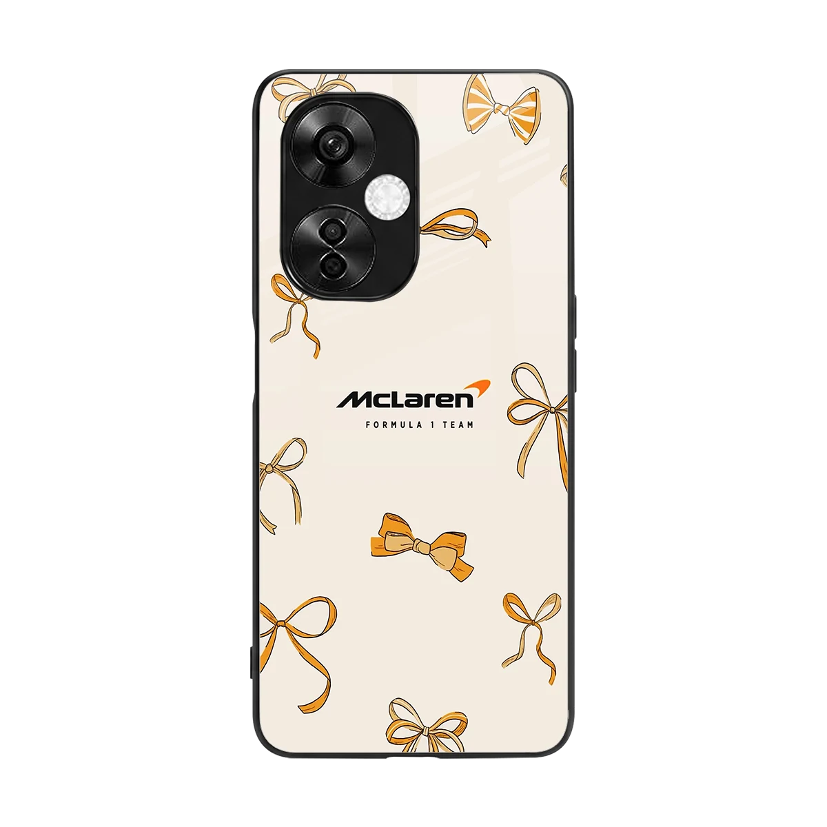 MCL X Bows back phone cover | glass case for oneplus nord ce 3 lite