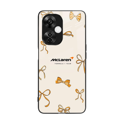 MCL X Bows back phone cover | glass case for oneplus nord ce 3 lite