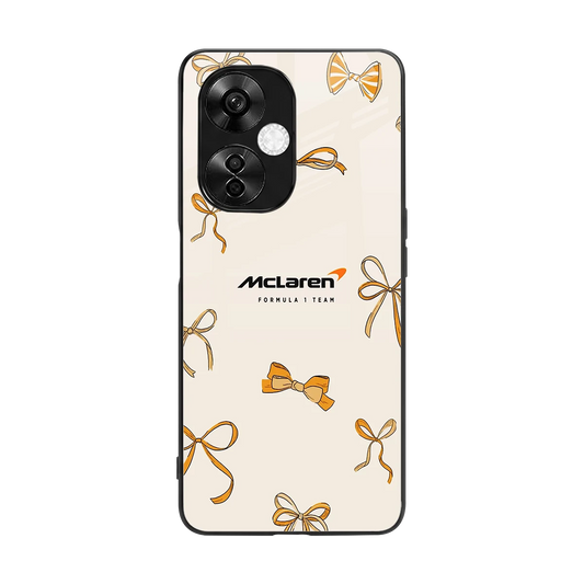 MCL X Bows back phone cover | glass case for oneplus nord ce 3 lite