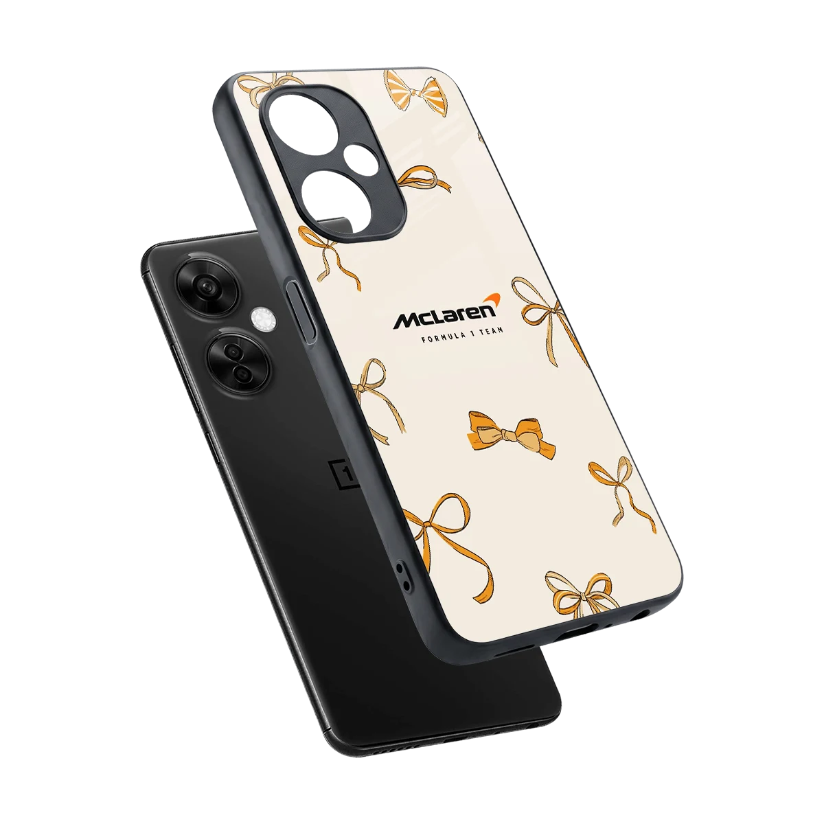 MCL X Bows sleek oneplus nord ce 3 lite cover with tempered glass back and TPU edges