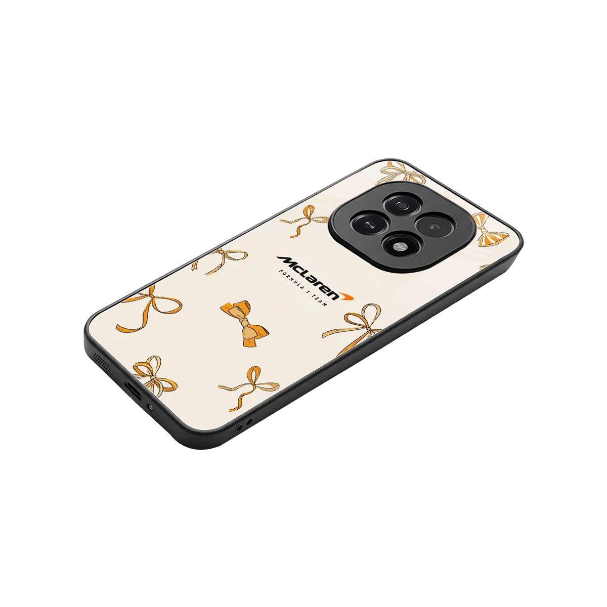 MCL X Bows stylish phone case for oppo f29 5g | glossy glass and slim fit