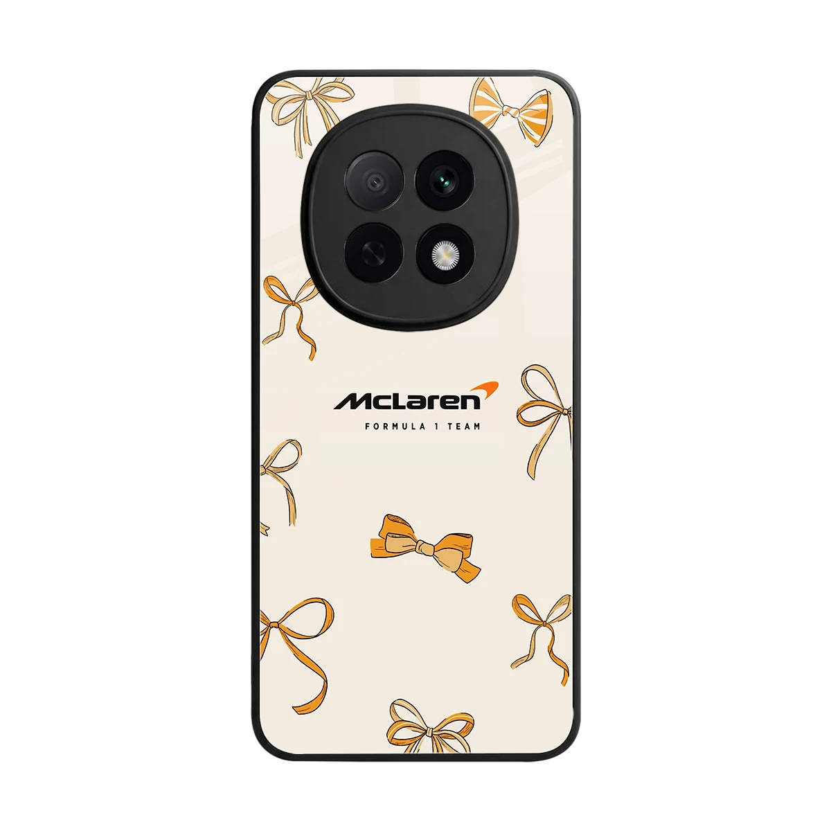MCL X Bows back phone cover | glass case for oppo f29 pro 5g