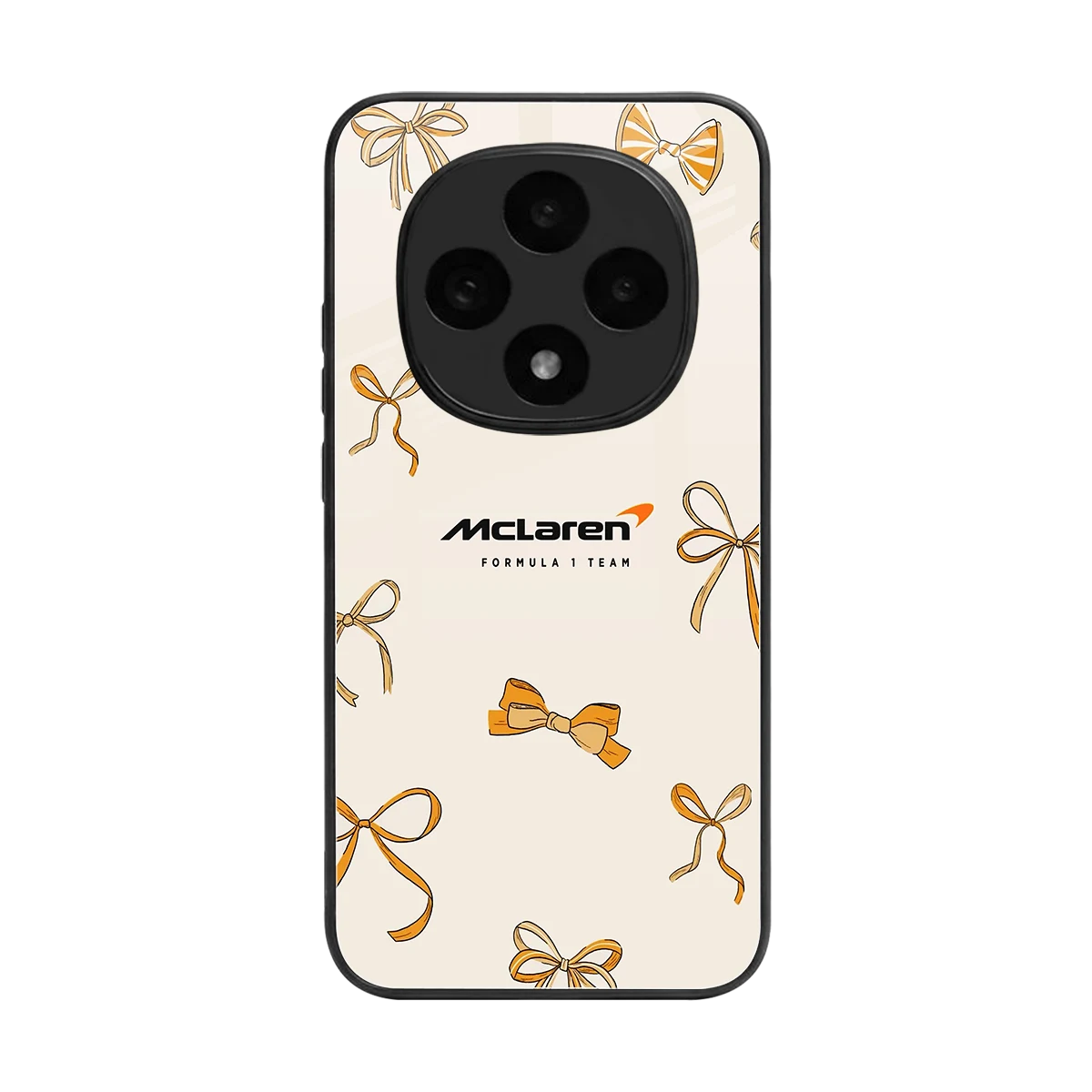MCL X Bows back phone cover | glass case for oppo f31 pro 5g