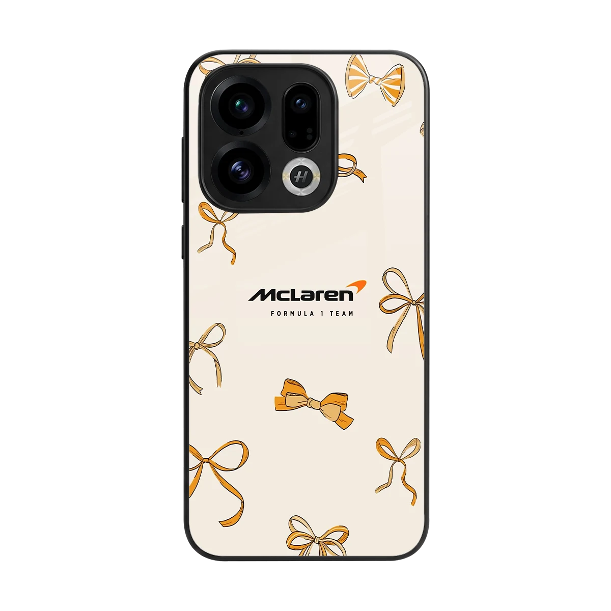 MCL X Bows back phone cover | glass case for oppo find x9