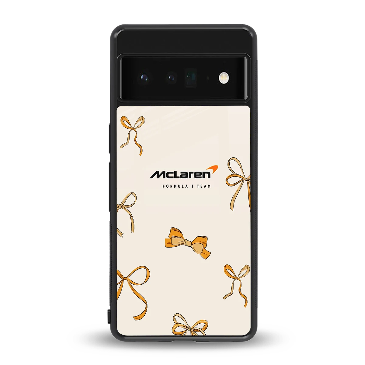 MCL X Bows back phone cover | glass case for google pixel 6 pro
