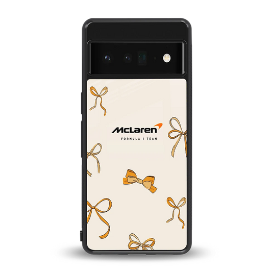 MCL X Bows back phone cover | glass case for google pixel 6 pro