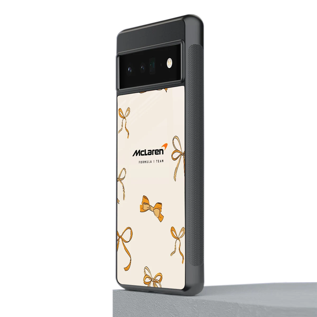 MCL X Bows stylish phone case for google pixel 6 pro | glossy glass and slim fit