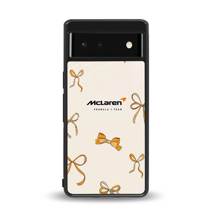 MCL X Bows back phone cover | glass case for google pixel 6