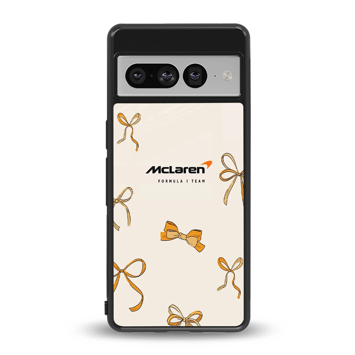 MCL X Bows back phone cover | glass case for google pixel 7 pro