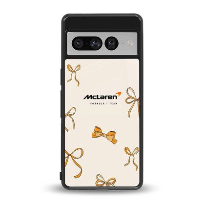 MCL X Bows back phone cover | glass case for google pixel 7 pro